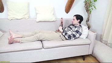 curvy big saggy boobs stepmom surprises me while jerking off and I have to fuck her hairy ass as punishment