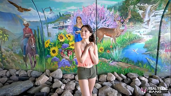 Real Teens – Cute Brunette Doing Her First Porn Shoot